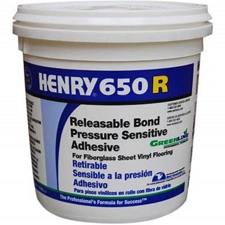 HENRY Henry 650R Releasable Bond Pressure Sensitive Adhesive QT 650R QT
